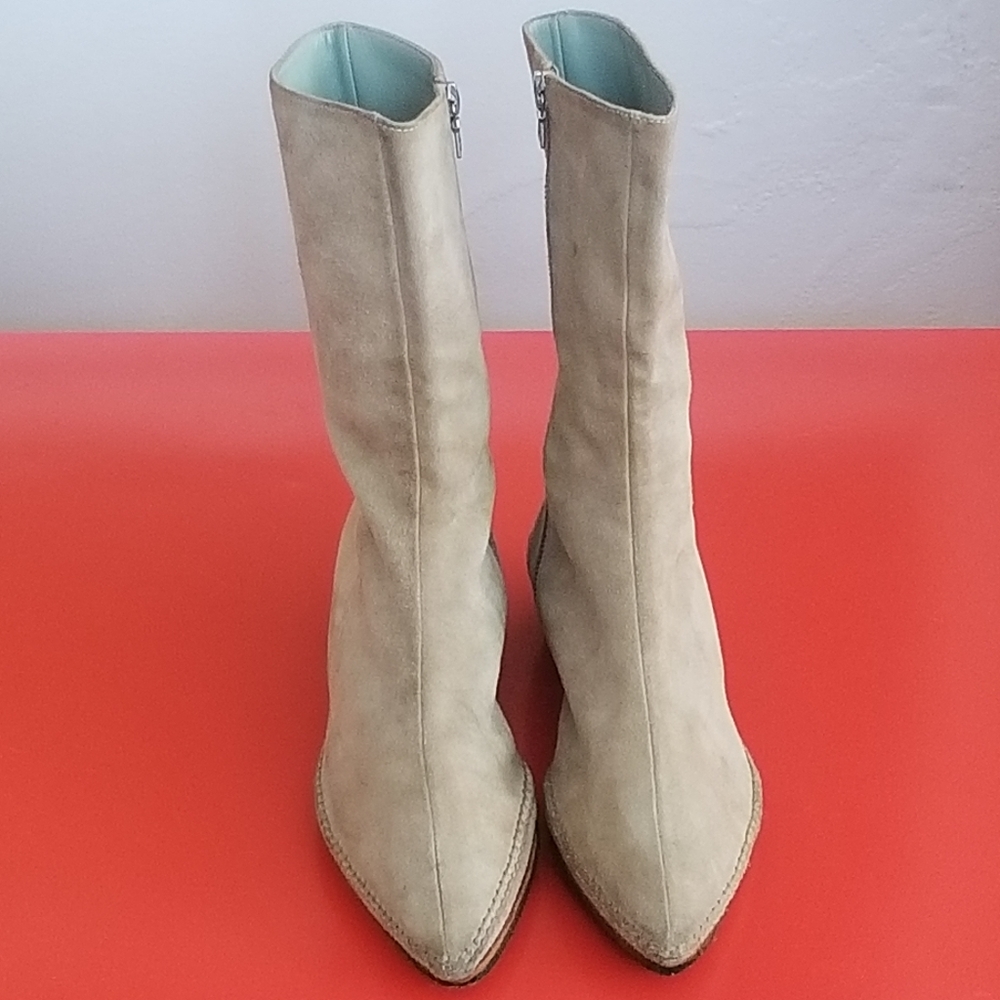 Vintage Sigerson Morrison Tan Suede Ankle Boots